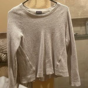 Patagonia cream wool sweater